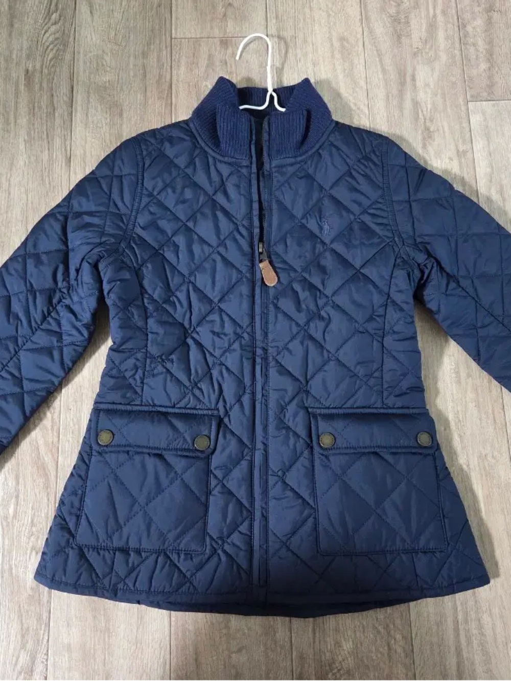 RALPH LAUREN ~ 6X / kids Quilted Jacket Navy Blue Coat